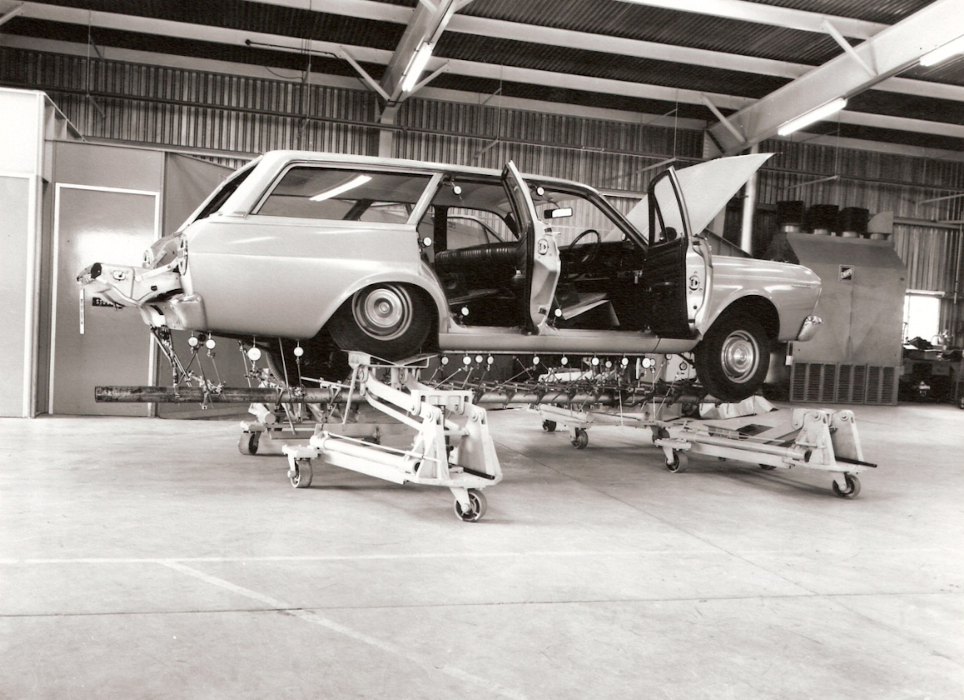 Archival images of vehicle testing and development at Ford's You Yangs Proving Ground in Australia